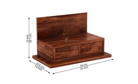 Vihana Modern Wall-Mounted Mandir Shelf