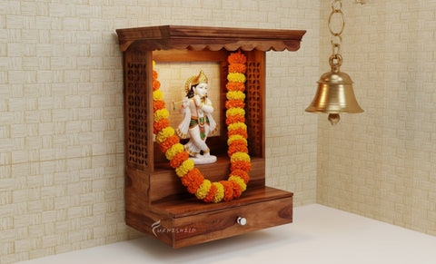 sheesham wooden temple mandir