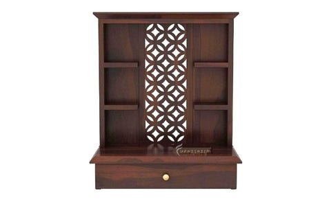 Sanvi Sheesham Wood Pooja Temple Mandir