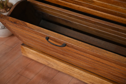 Furnishilp Solid Mango Wood Shoe Rack for Entryway