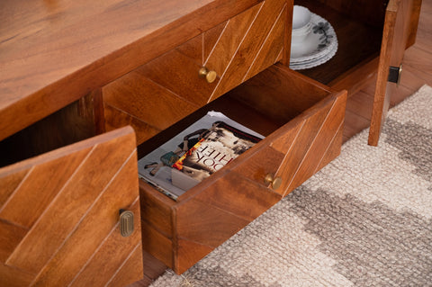RUBY PREMIUM MANGO WOOD TV UNIT