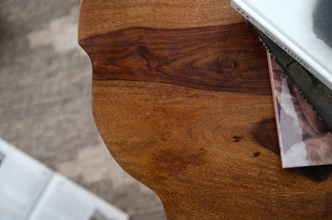 HOLLIS CLASSSY SOLID SHEESHAM WOOD SIDE TABLE