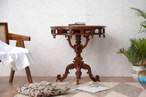 JADE STYLISH SOLID SHEESHAM WOOD SIDE TABLE